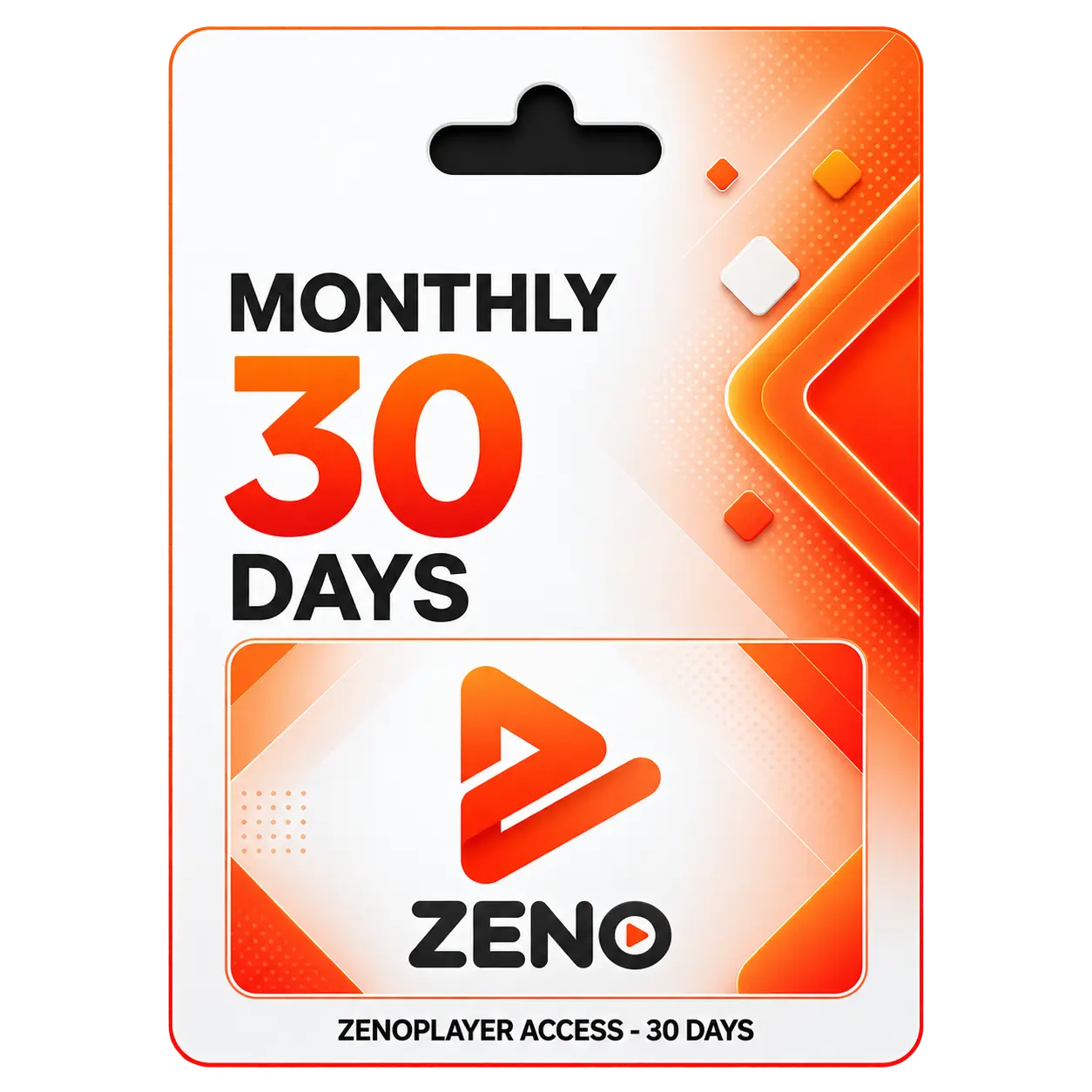 Zeno Player personal media streaming interface